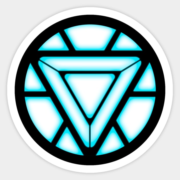 Arc Reactor Sticker by MobiusTees